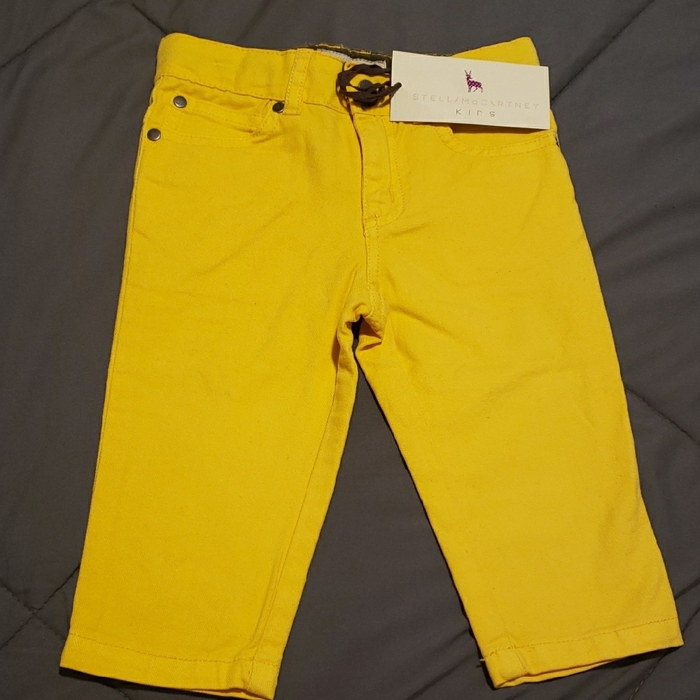 Stella McCartney Kids Yellow Pants